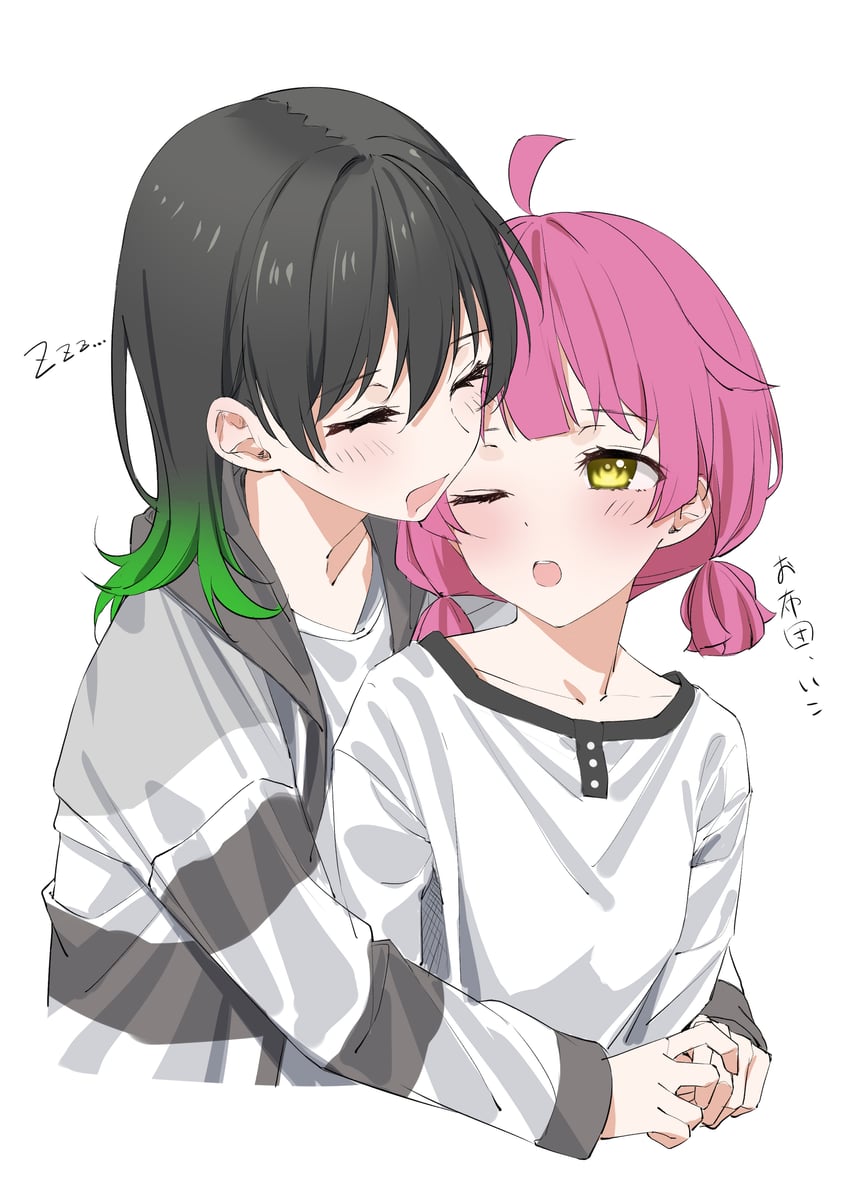 takasaki yu and tennoji rina (love live! and 1 more) drawn by kawai_ritsu_(rits_meg)