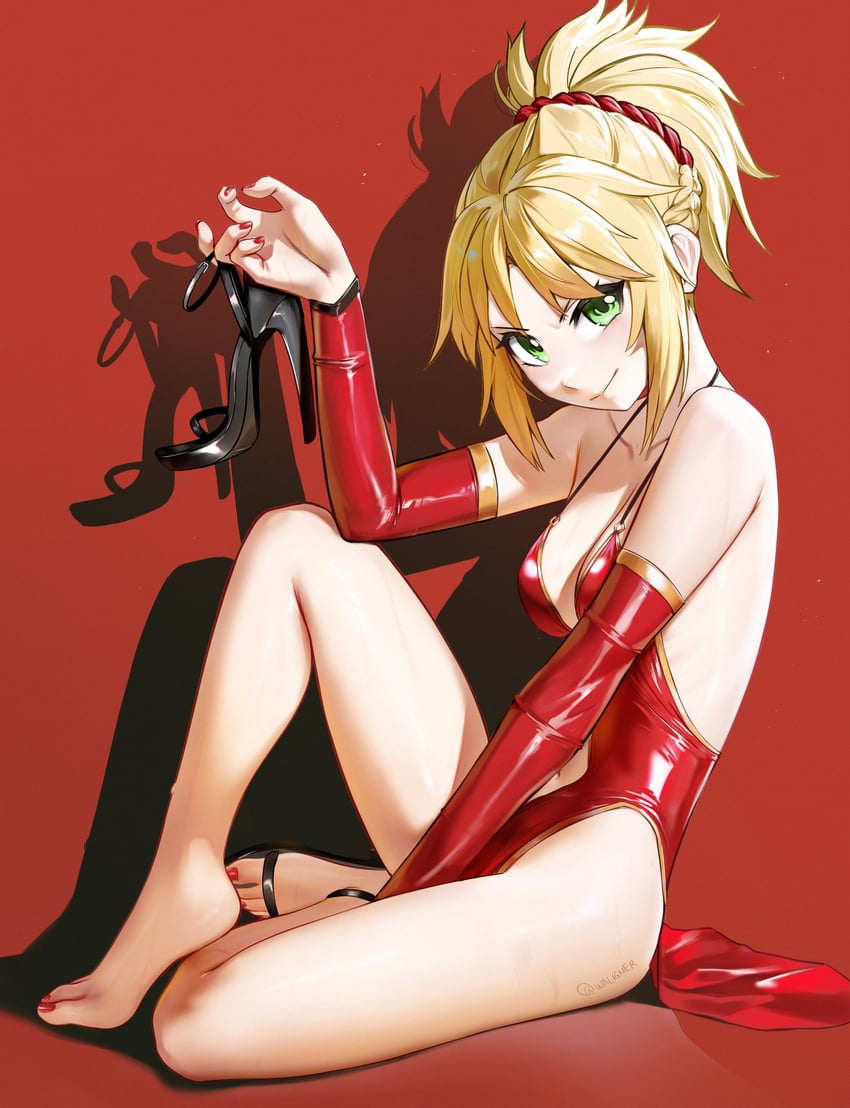 mordred (fate and 1 more) drawn by waligner