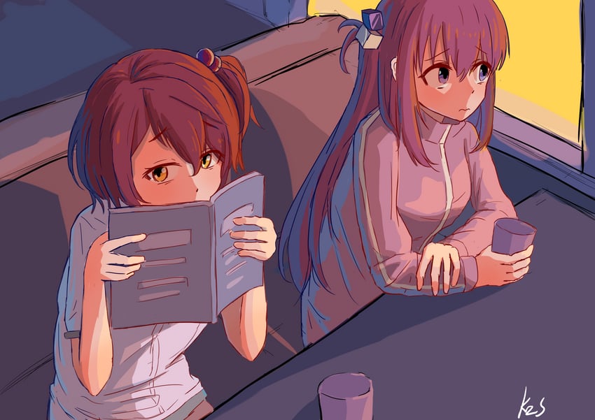gotoh hitori and komari chika (bocchi the rock! and 1 more) drawn by k2s