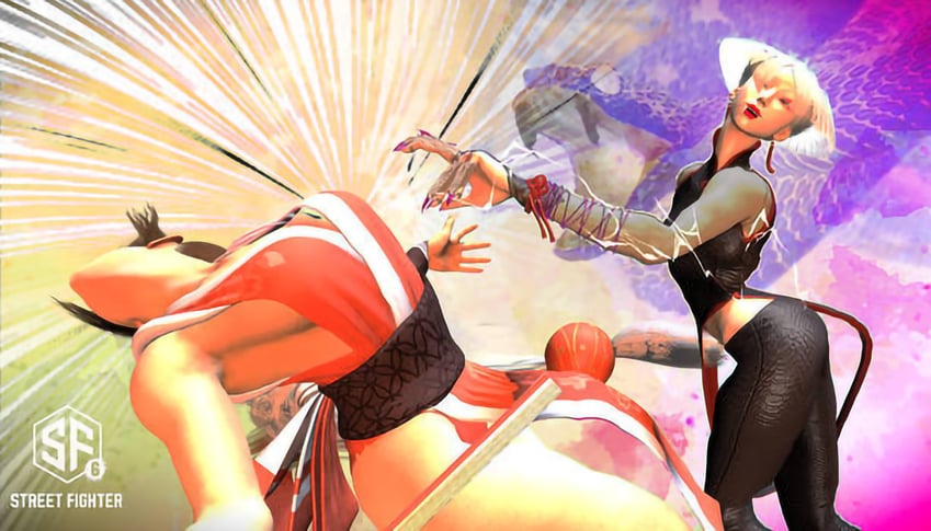 shiranui mai and a.k.i. (street fighter and 2 more)