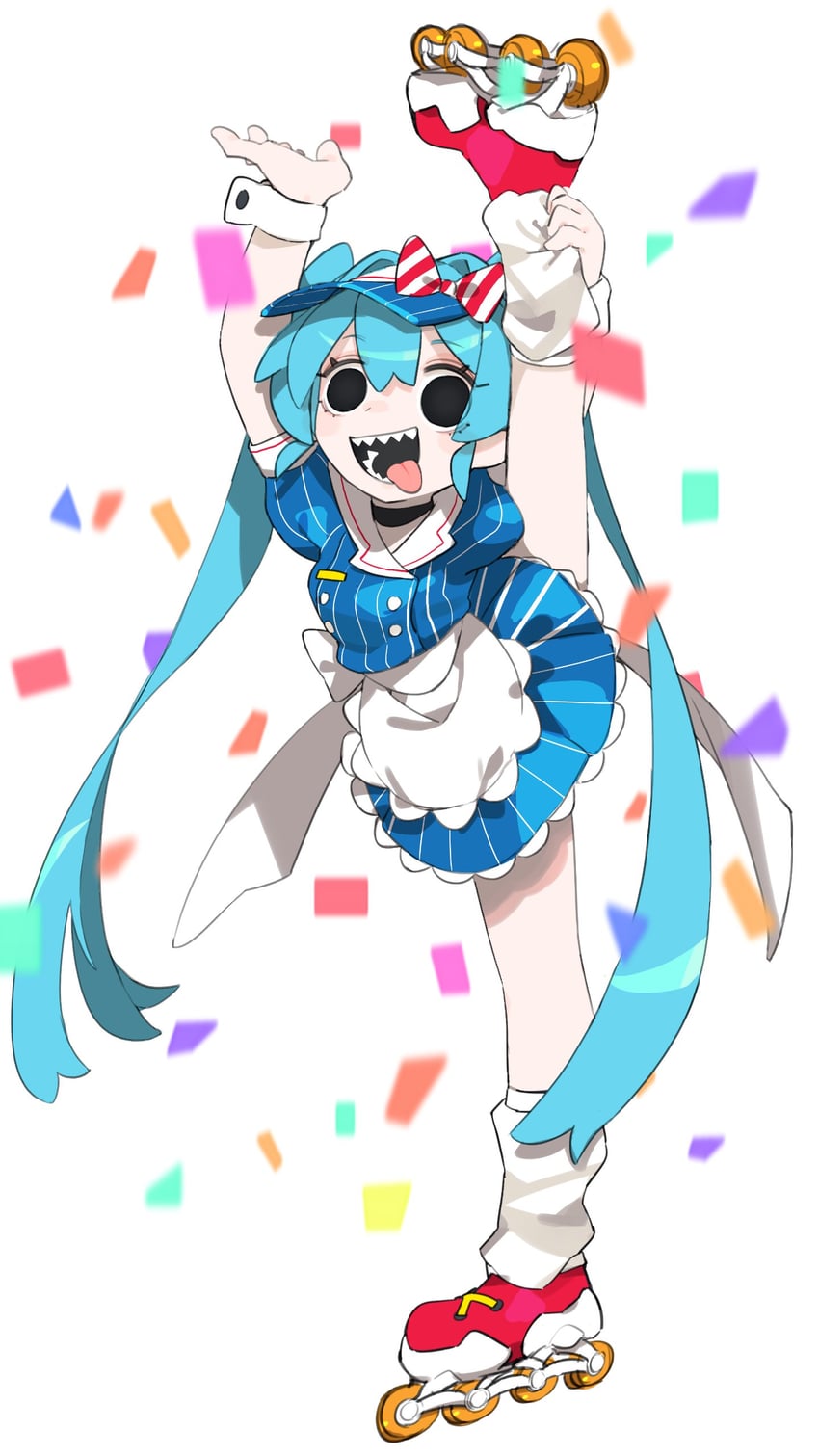 hatsune miku (vocaloid and 1 more) drawn by cheri_zao