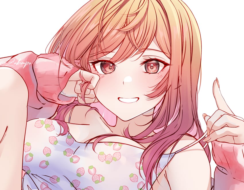 ichijou ririka (hololive and 1 more) drawn by zakimpo
