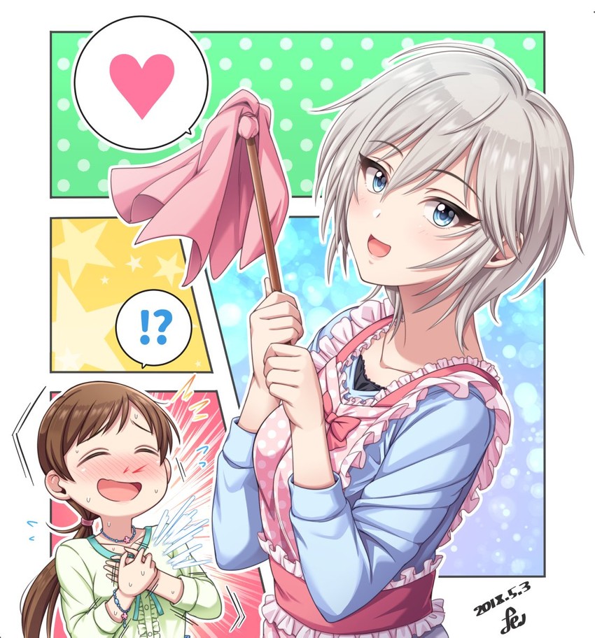 nitta minami and anastasia (idolmaster and 2 more) drawn by yoohi