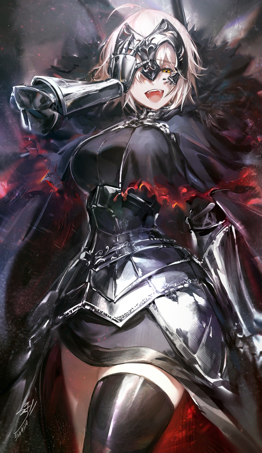 jeanne d'arc alter (fate and 1 more) drawn by hoojiro