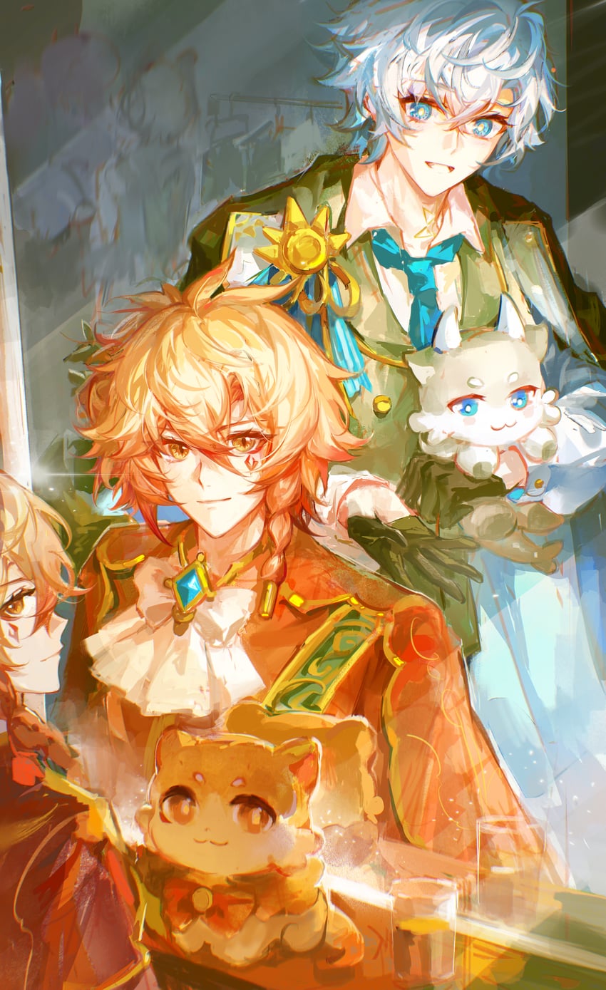 phainon and mydei (honkai and 1 more) drawn by guanyutamen