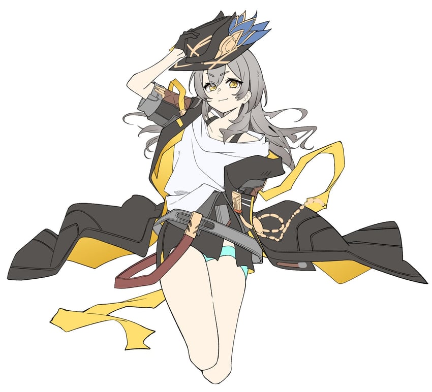 trailblazer and stelle (honkai and 1 more) drawn by eichip