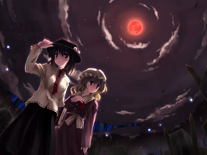 usami renko and maribel hearn (touhou) drawn by yuuki_tatsuya
