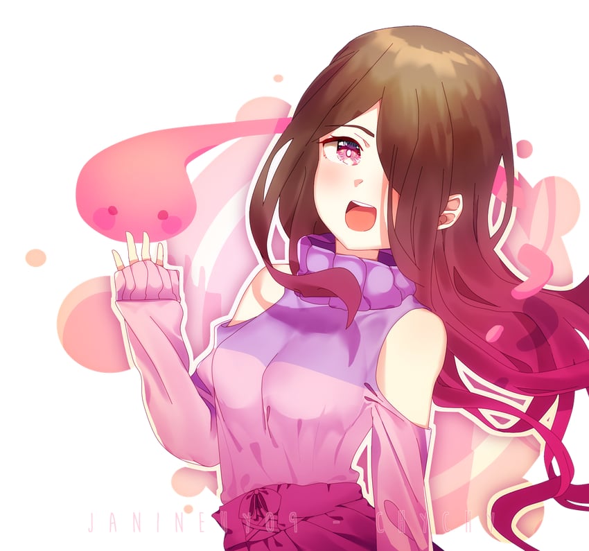 bete noire and akumu (undertale and 1 more) drawn by chicheesticks
