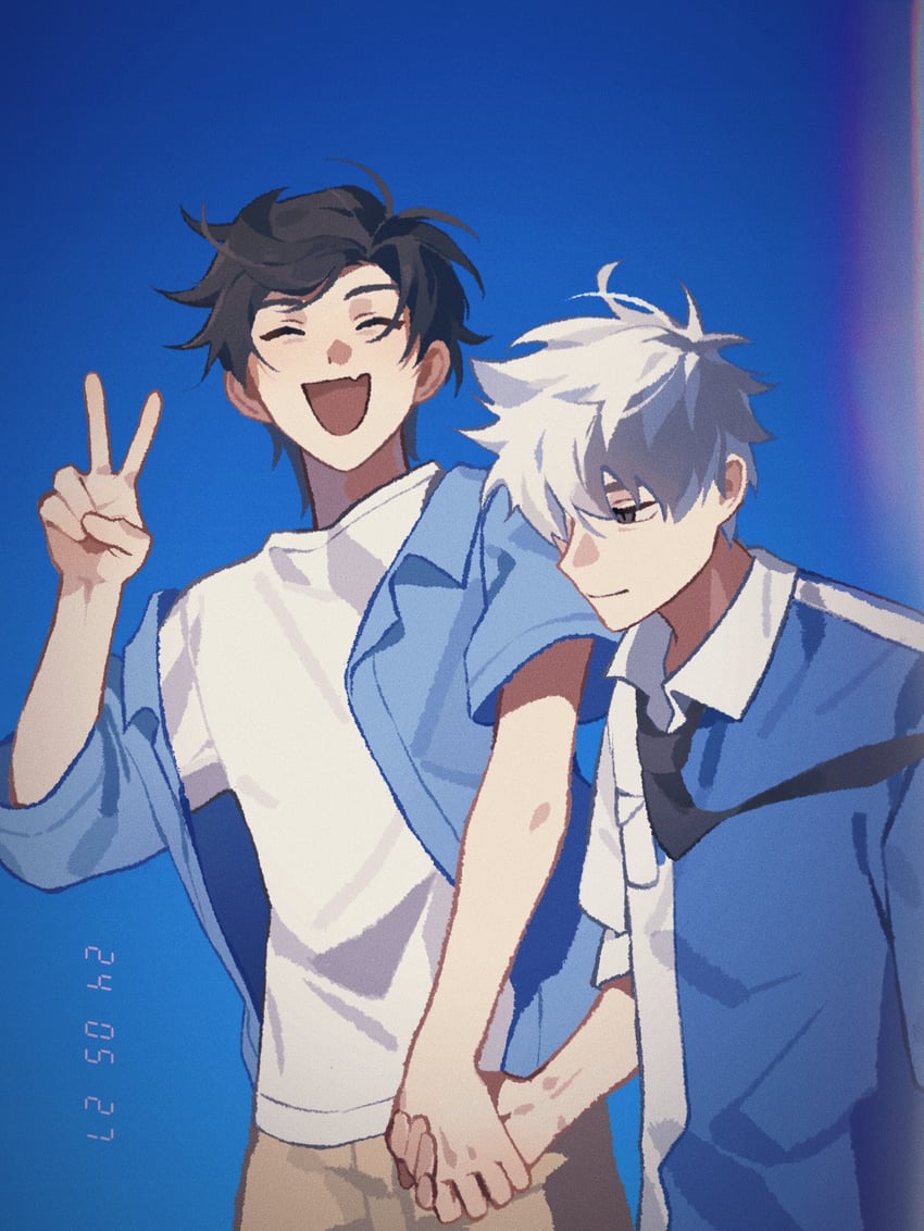 cheng xiaoshi and lu guang (shiguang dailiren) drawn by calamine_black