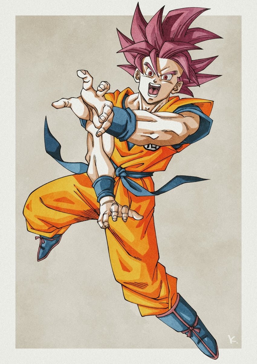 son goku (dragon ball and 2 more) drawn by kakeru_(dbskakeru)