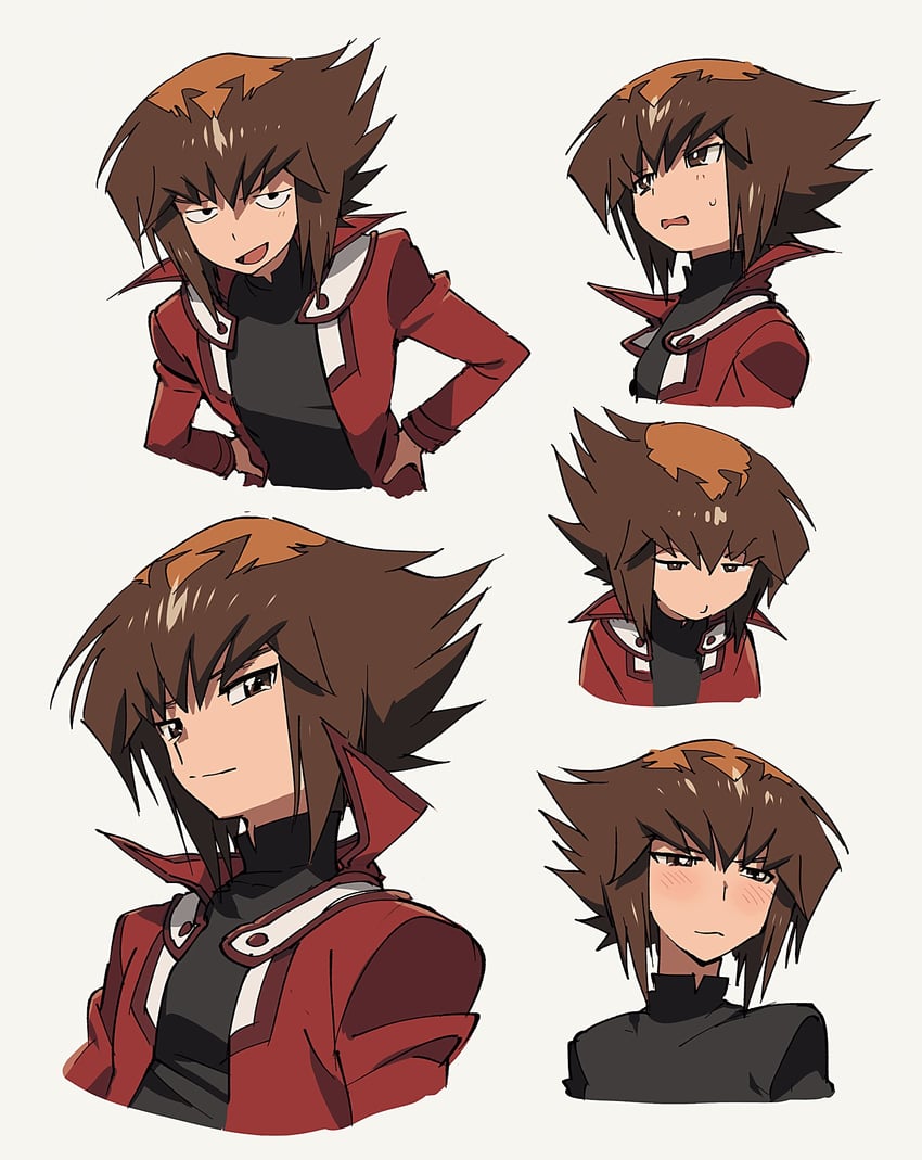 yuki judai (yu-gi-oh! and 1 more) drawn by aoki_(fumomo)