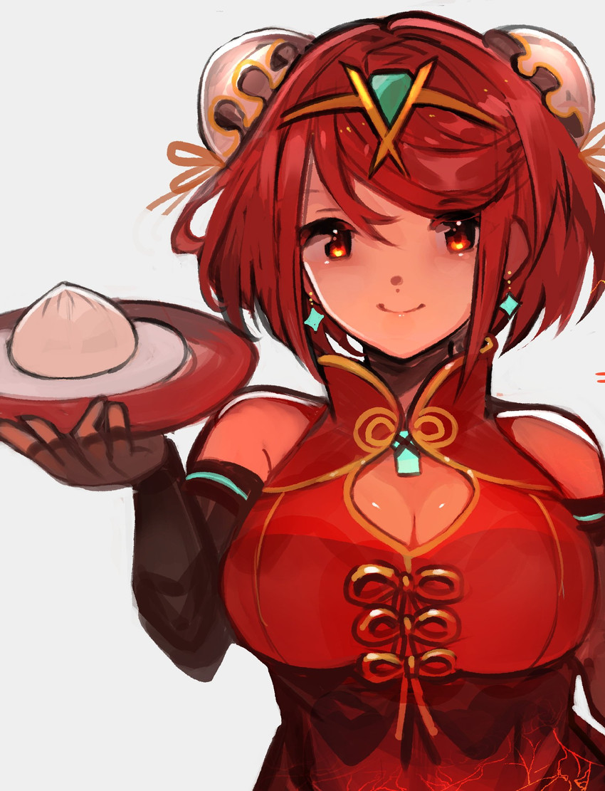 pyra (xenoblade chronicles and 1 more) drawn by tarbo_(exxxpiation)