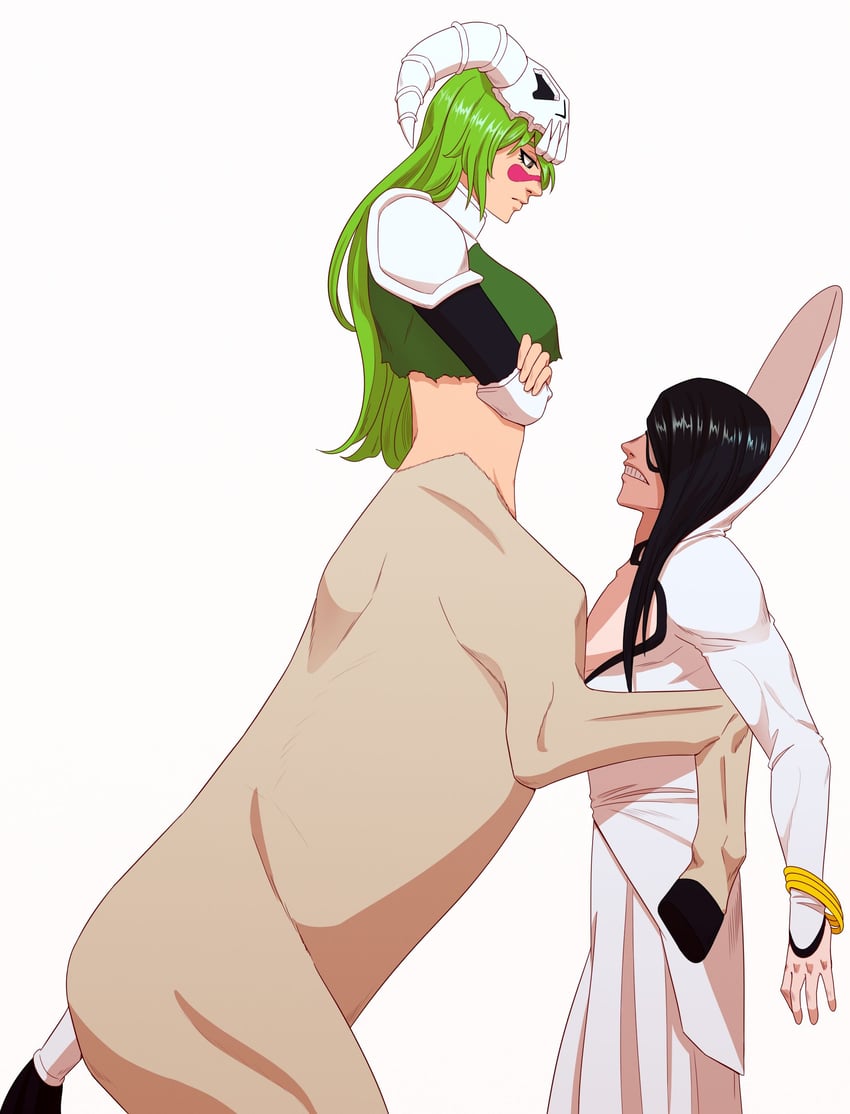 nelliel tu odelschwanck and nnoitra gilga (bleach) drawn by tsukizawr