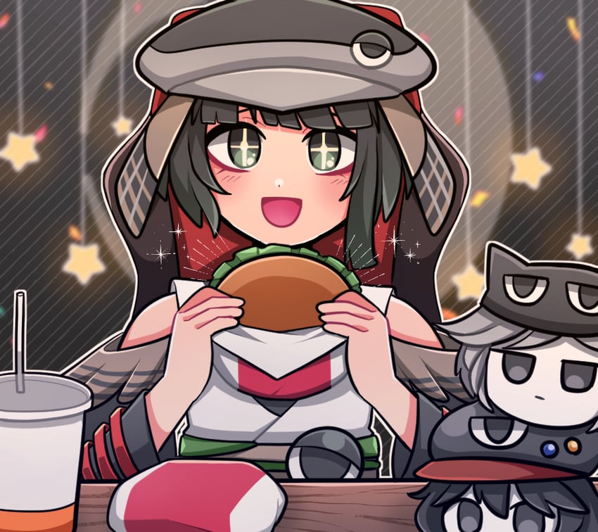 tabinoki kanae, rei, and zelo (indie virtual youtuber and 2 more) drawn by 1jumangoku