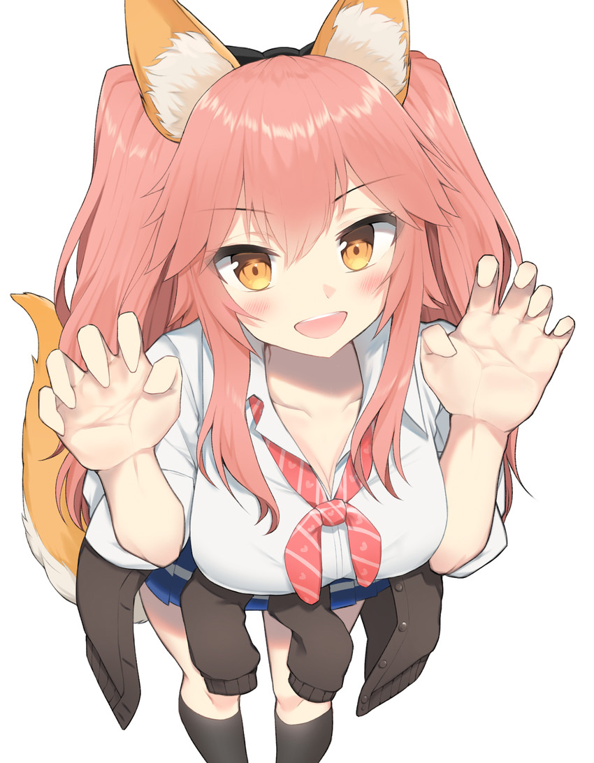tamamo and tamamo jk (fate and 3 more) drawn by applepie_(12711019)