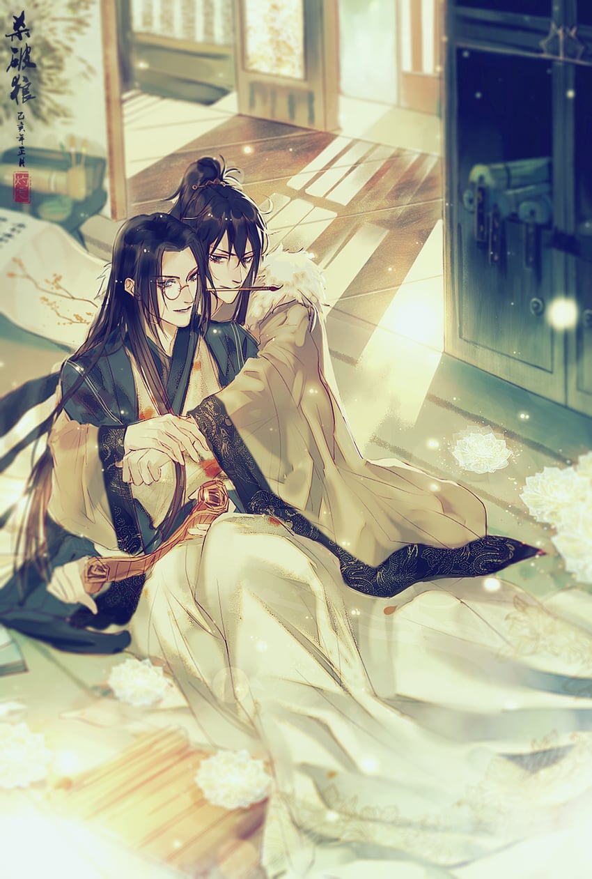 gu yun and chang geng (sha po lang) drawn by zhuowang233