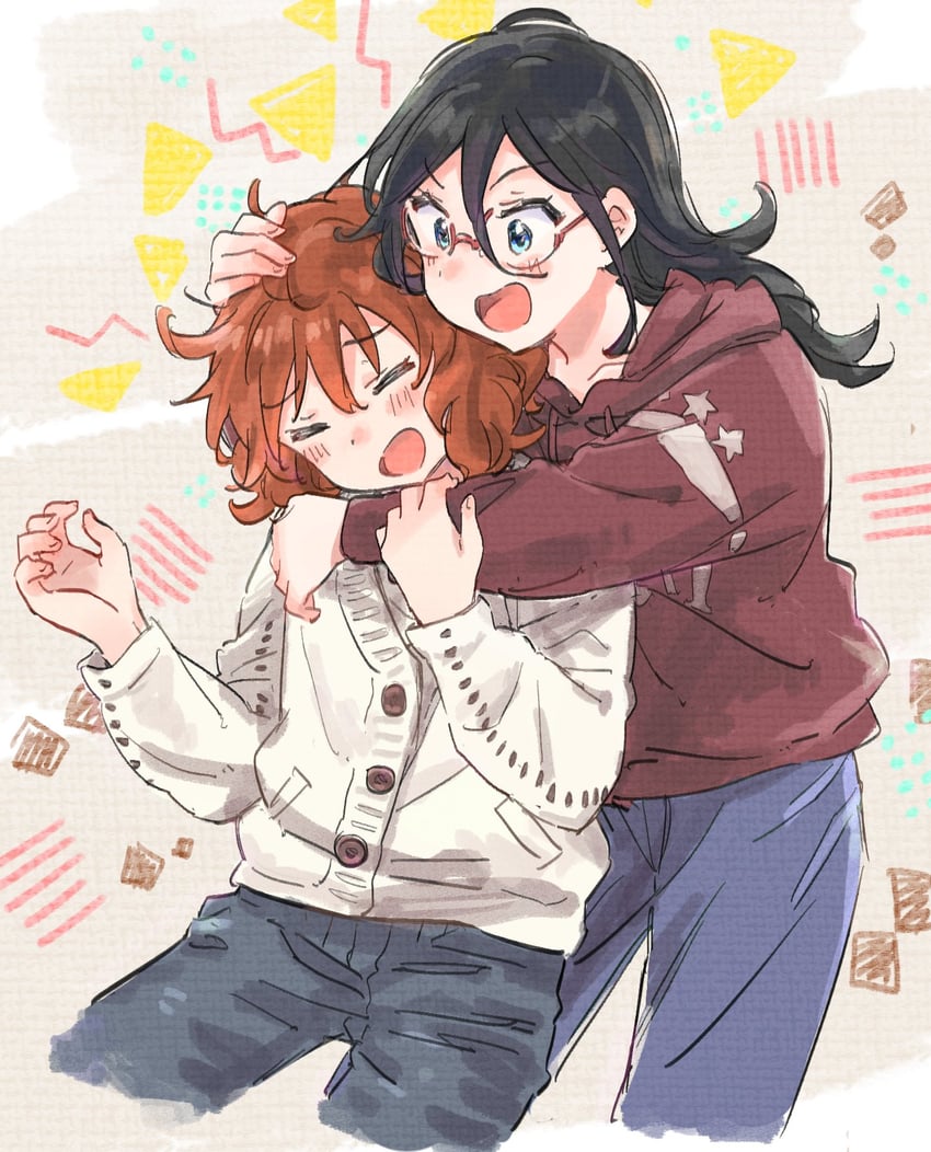 oumae kumiko and tanaka asuka (hibike! euphonium) drawn by amano_shin