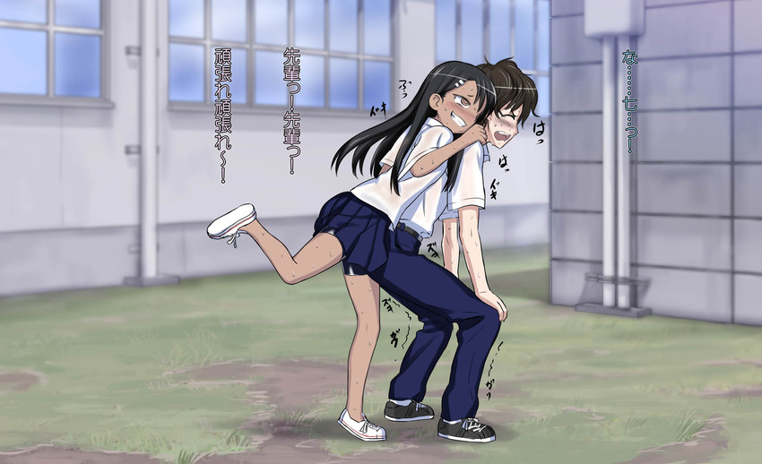 nagatoro hayase and hachiouji naoto (ijiranaide nagatoro-san) drawn by 774_(nanashi)