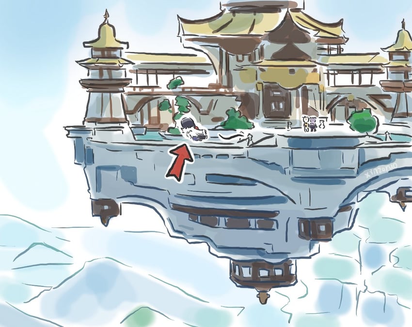 keqing, yelan, and ningguang (genshin impact) drawn by xinzoruo