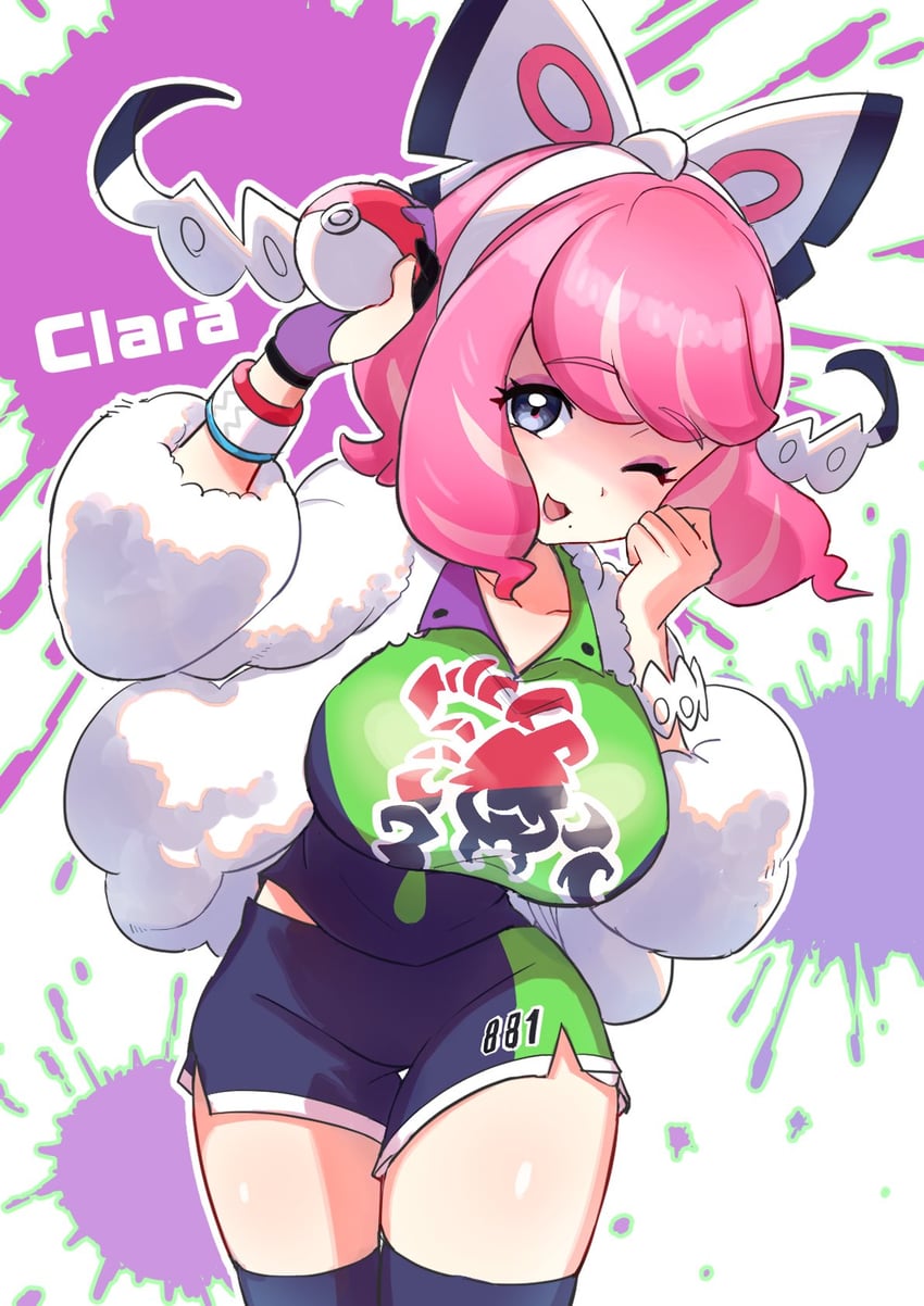 klara (pokemon and 1 more) drawn by kamuraaa_615
