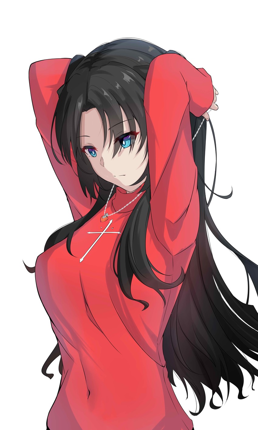 tohsaka rin (fate and 1 more) drawn by miyoshikakuno