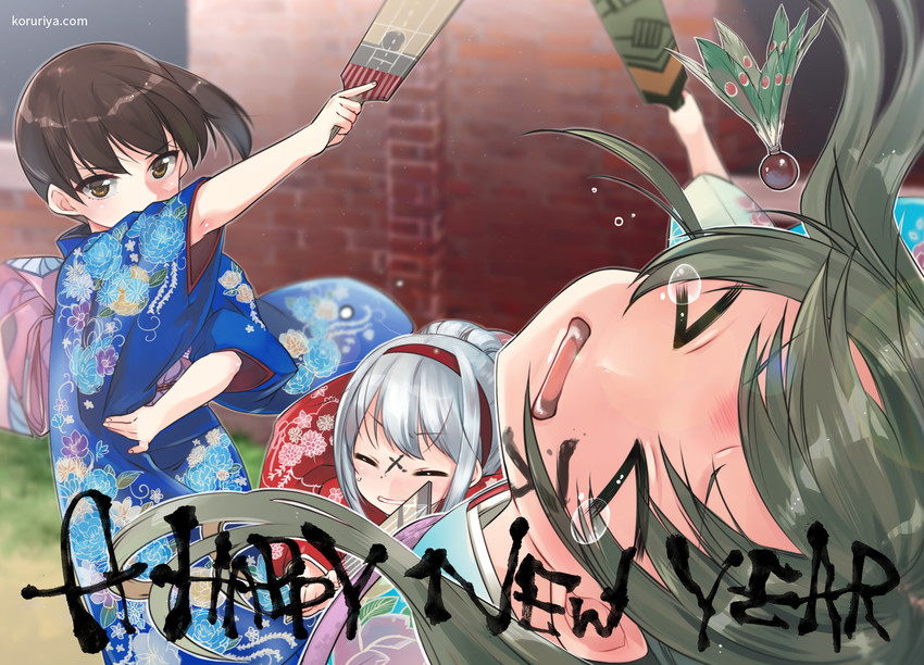 kaga, zuikaku, and shoukaku (kantai collection) drawn by koruri
