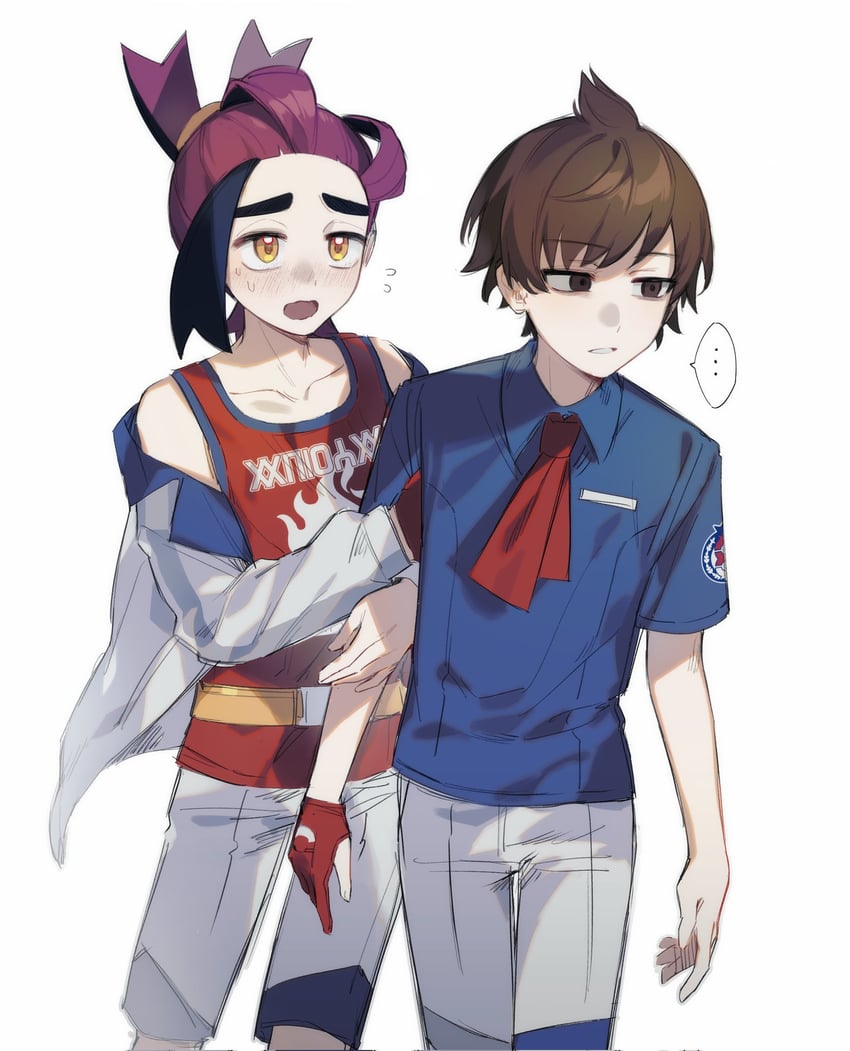 kieran and florian (pokemon and 1 more) drawn by rostina-pason