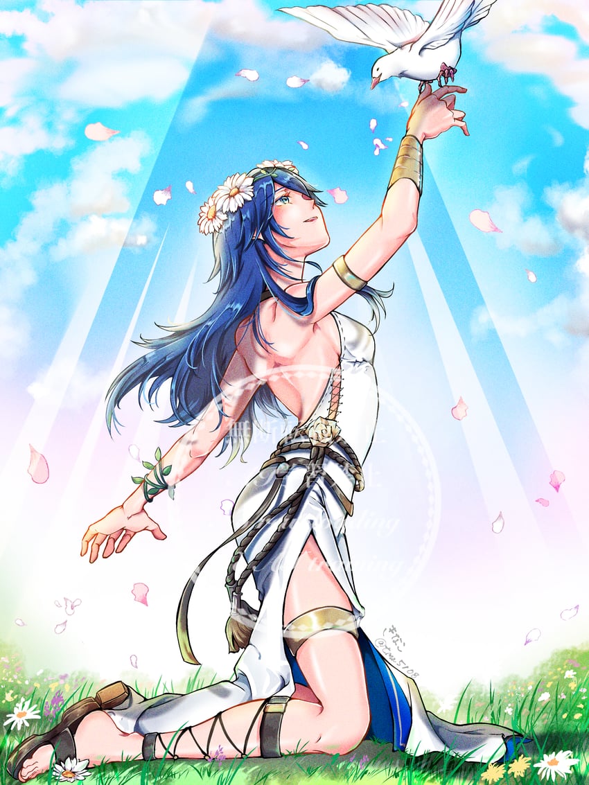 lucina (fire emblem and 2 more) drawn by kinako_5108