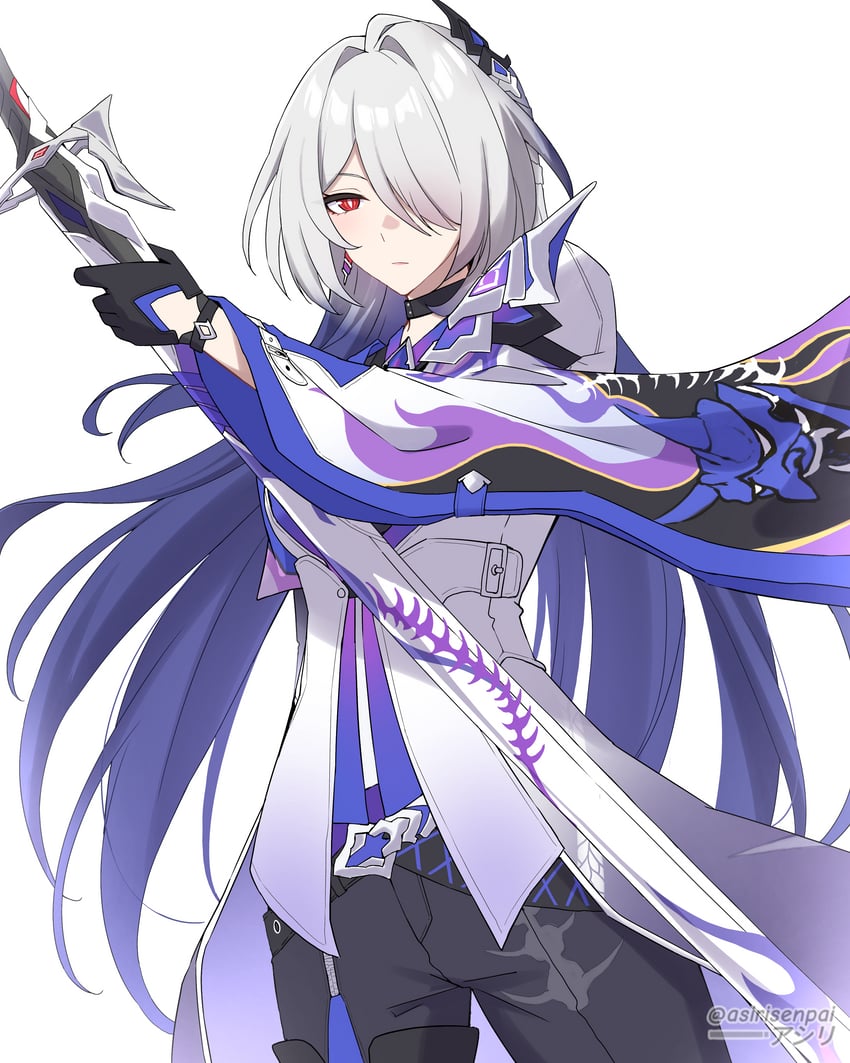 acheron (honkai and 1 more) drawn by asiri_senpai