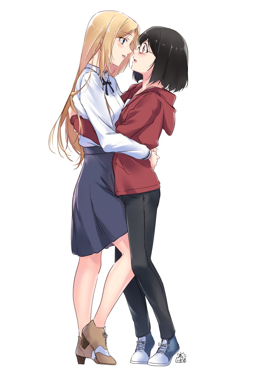 kamikoshi sorawo and nishina toriko (urasekai picnic) drawn by akira_miku_ver