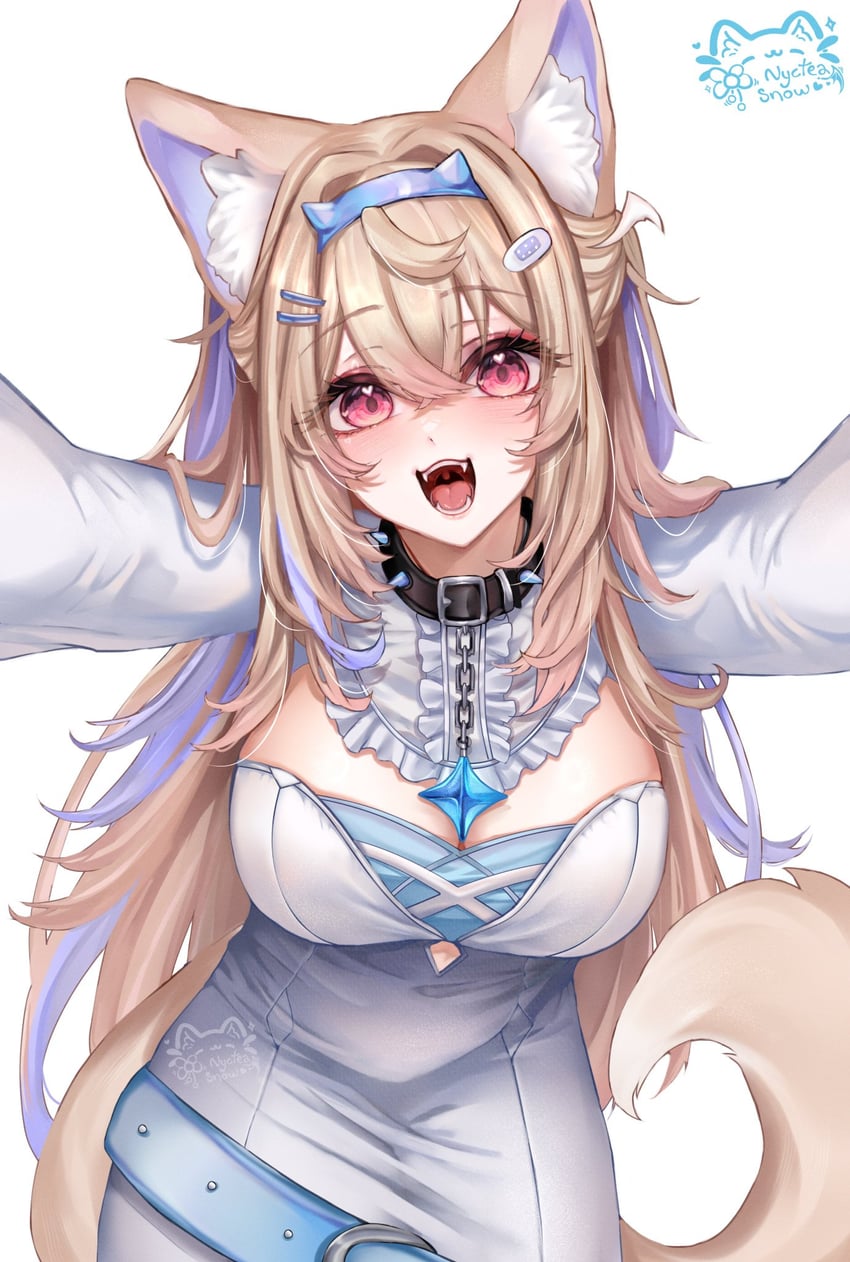 fuwawa abyssgard (hololive and 1 more) drawn by nyctea_snow