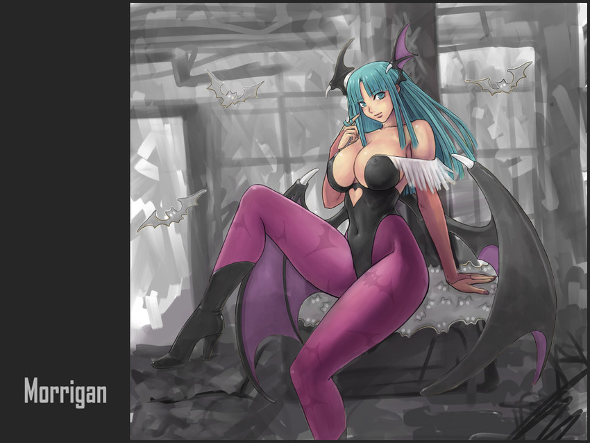 morrigan aensland (darkstalkers) drawn by ark_(morita_hitomi)