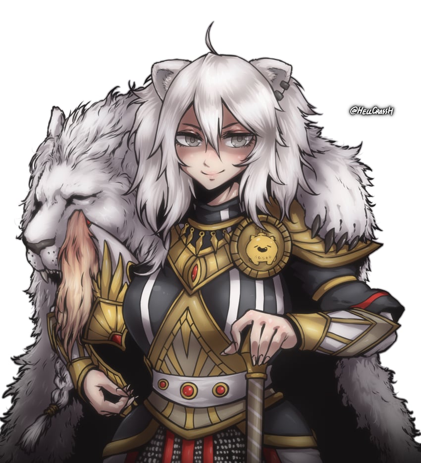 shishiro botan (hololive and 1 more) drawn by hellcross_(dkrejd2000)