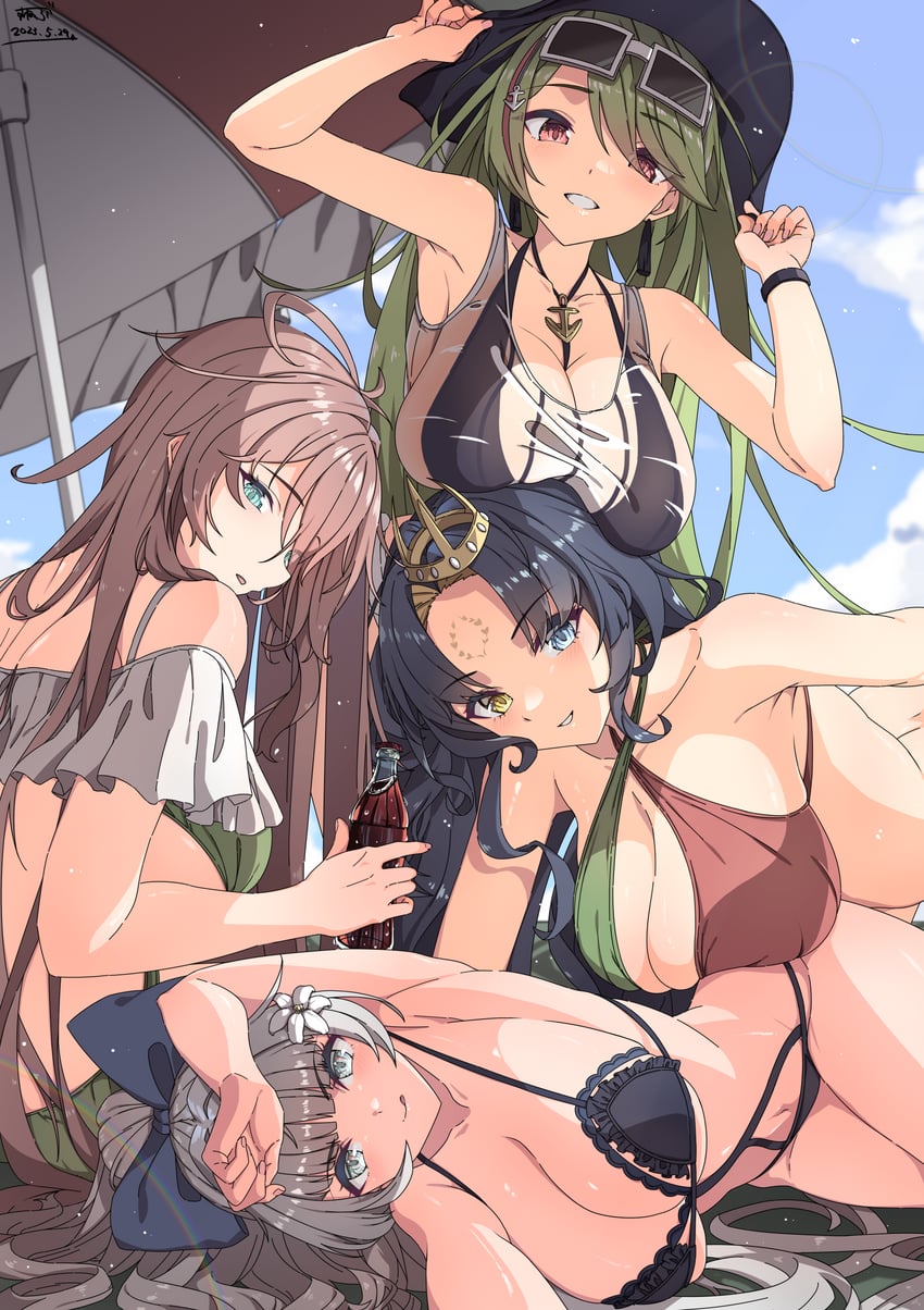 vittorio veneto, littorio, impero, and roma (azur lane) drawn by sunebu_(snake_boo2)
