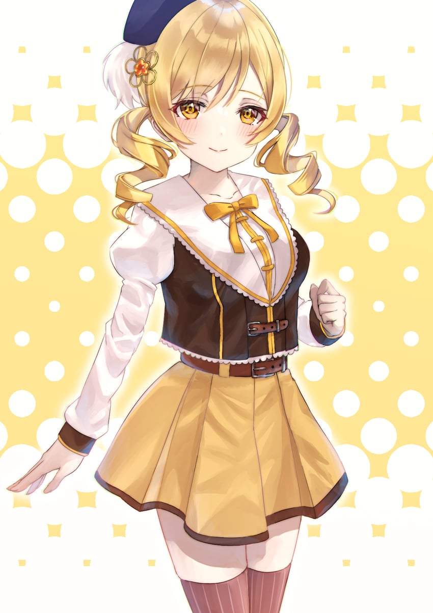 tomoe mami (mahou shoujo madoka magica) drawn by mimiko_(artist)