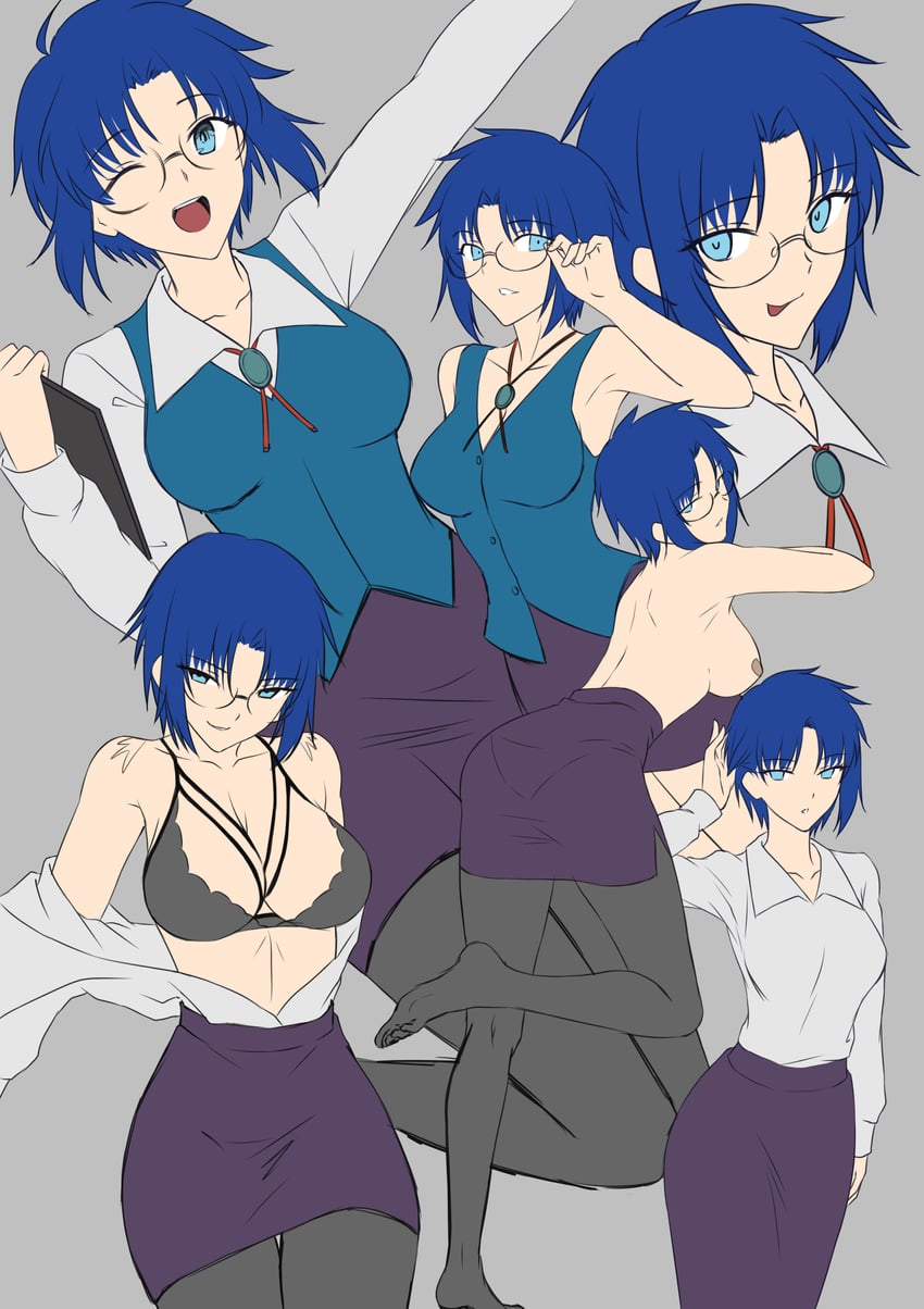 ciel and ciel-sensei (tsukihime and 1 more) drawn by axia-chan