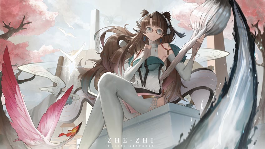 zhezhi (wuthering waves) drawn by rakizuuu