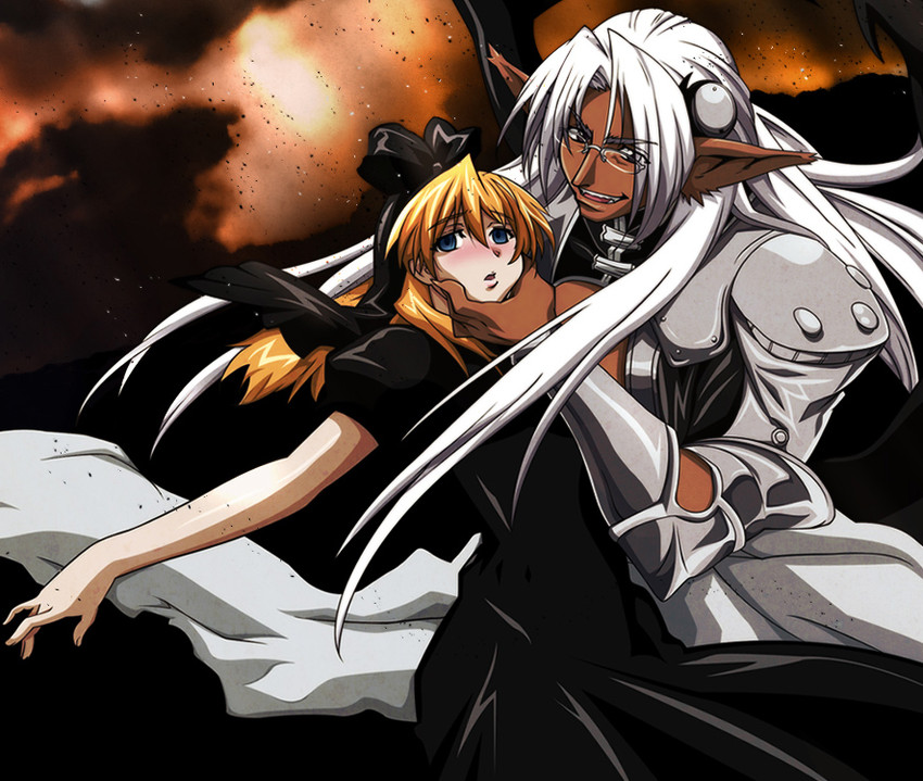 rosette christopher and aion (chrono crusade) drawn by motomura_kouichi