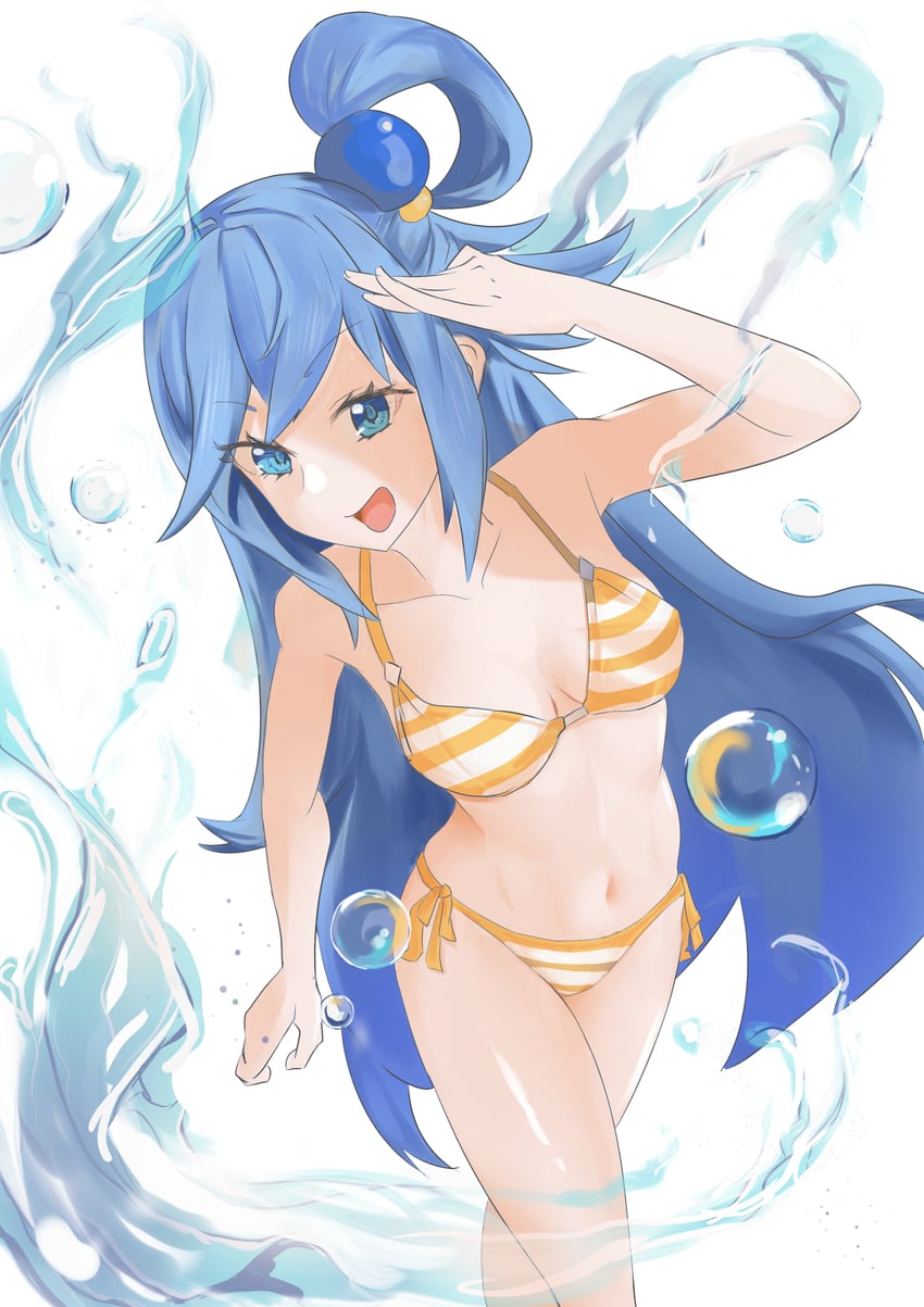 aqua (kono subarashii sekai ni shukufuku wo!) drawn by nes_0
