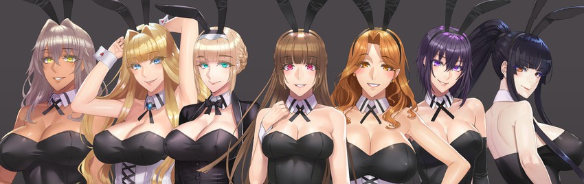 victoria, lidia, mylene, sakura, reena, and 2 more (original) drawn by damegane