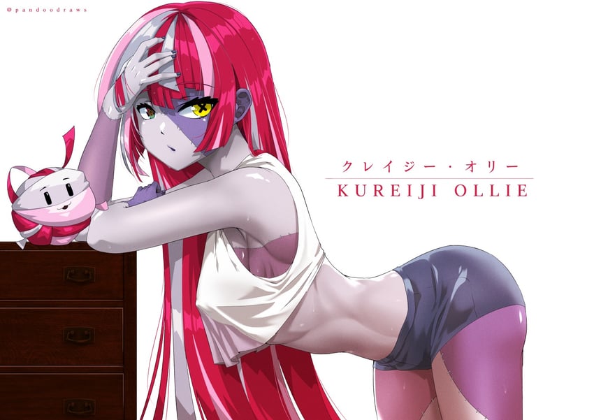 kureiji ollie (hololive and 1 more) drawn by pandoo