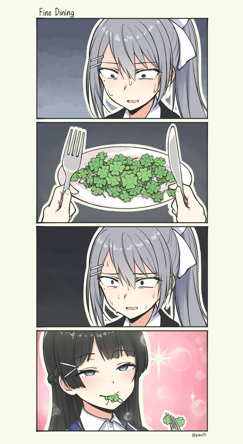 tsukino mito and higuchi kaede (nijisanji) drawn by pas_(paxiti)