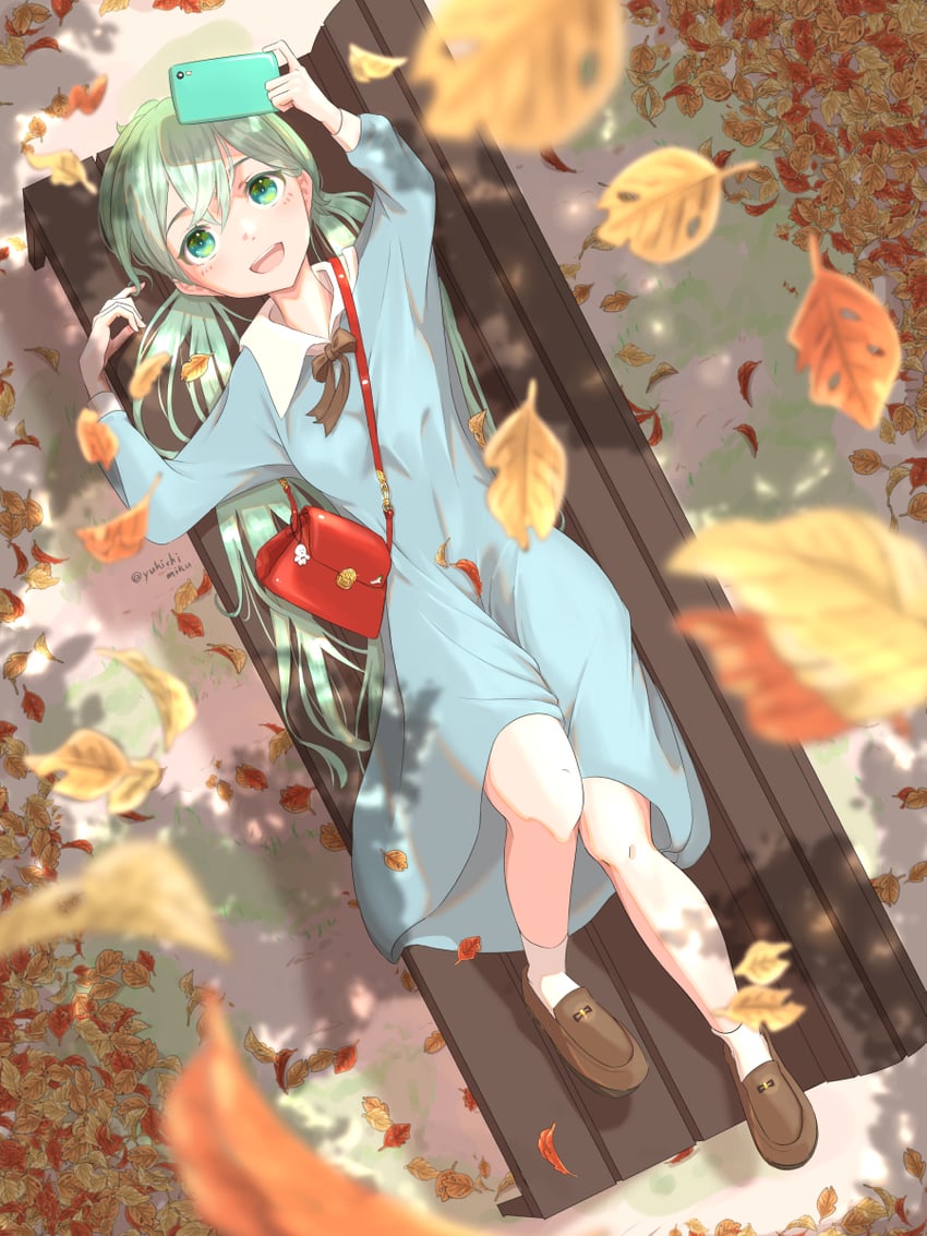 hatsune miku (vocaloid) drawn by yukichi_(yu-ame)