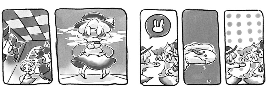 komeiji koishi, komeiji satori, kaenbyou rin, and reiuji utsuho (touhou) drawn by kawanabe