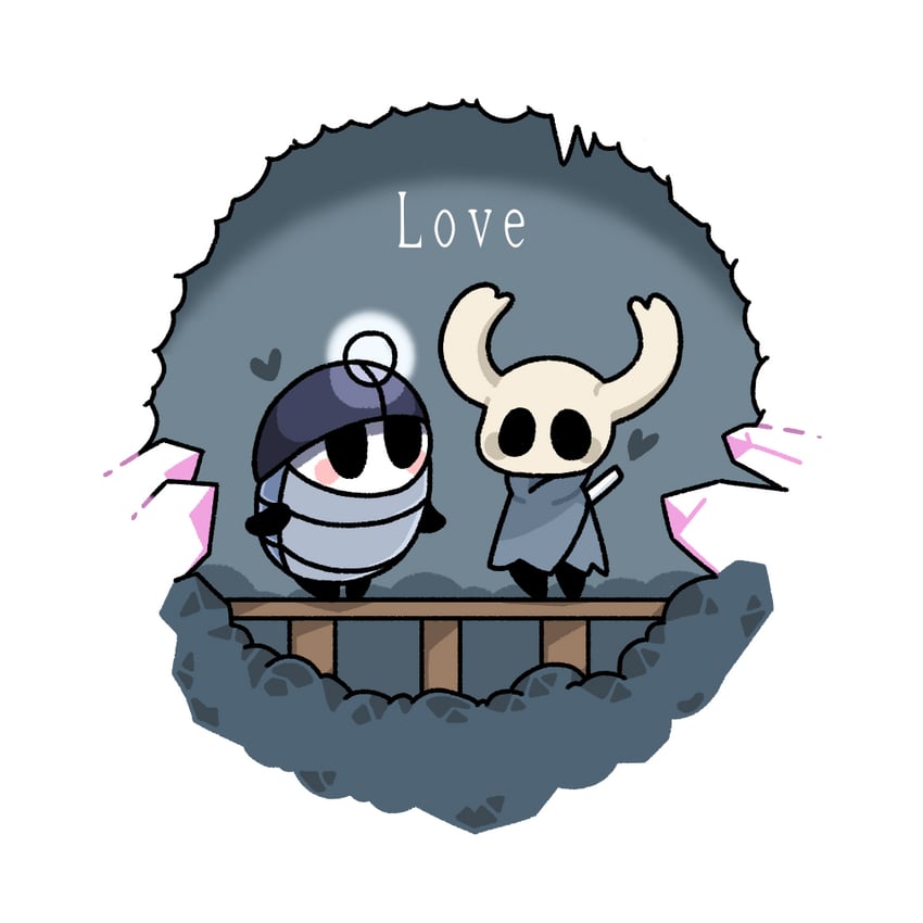 knight and myla (hollow knight) drawn by sakana_2-gou
