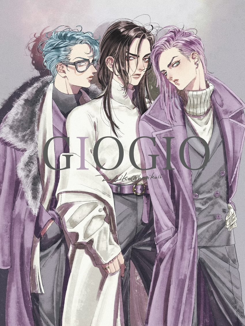 melone, ghiaccio, and illuso (jojo no kimyou na bouken and 1 more) drawn by hagiko15