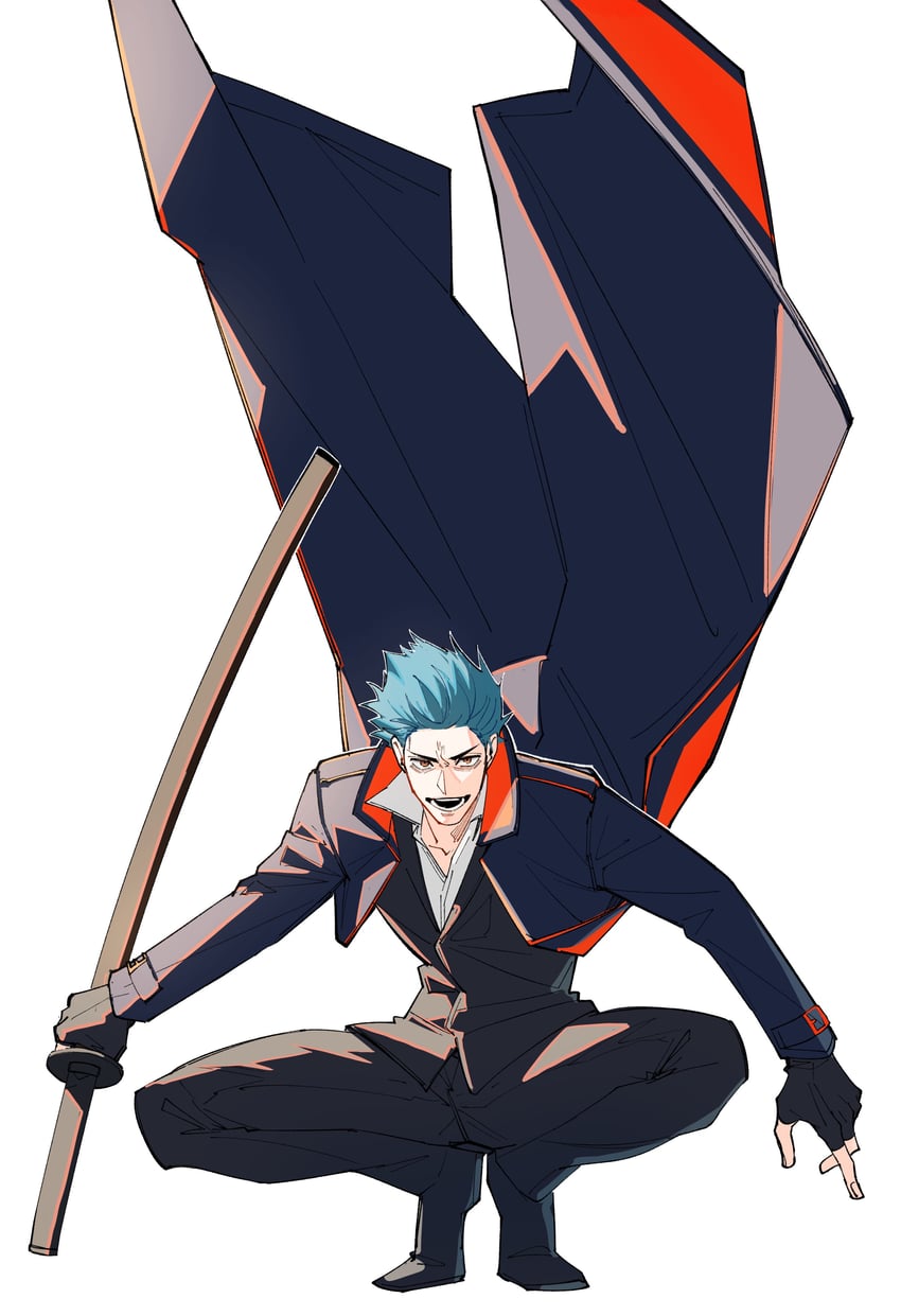 saitou hajime (fate and 1 more) drawn by haruakira