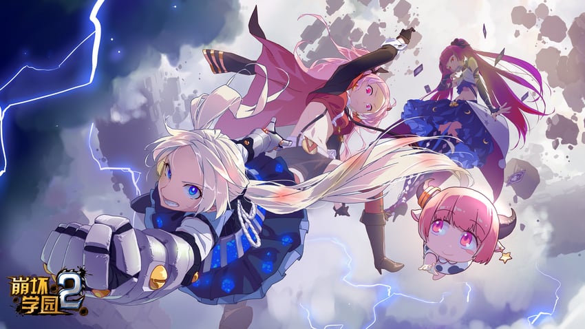 ares, thor, and payaso (honkai and 1 more)