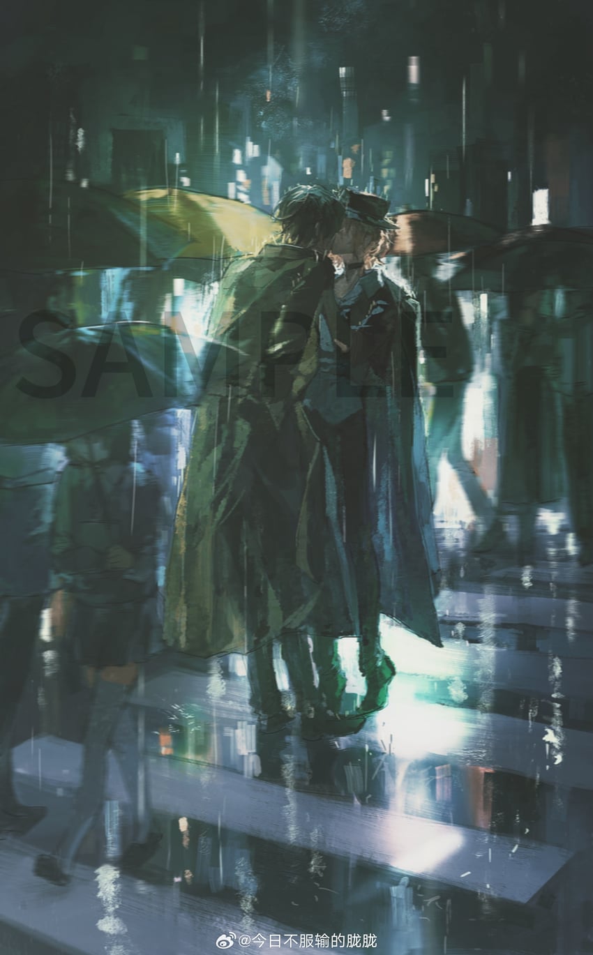 dazai osamu and nakahara chuuya (bungou stray dogs) drawn by cui_(jidanhaidaitang)