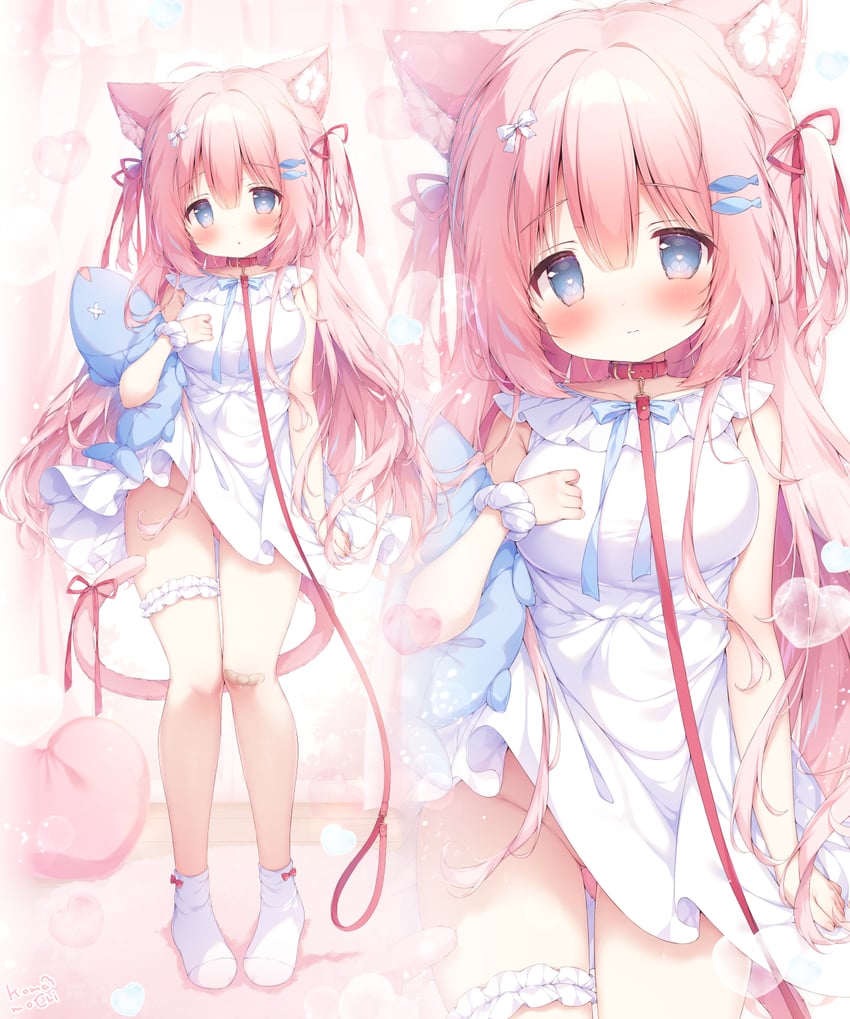 nekoko (original) drawn by momozu_komamochi